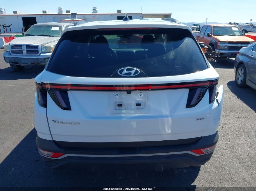 2022 Hyundai Tucson Sel VIN: KM8JBCAE3NU166406 Lot: 43296050