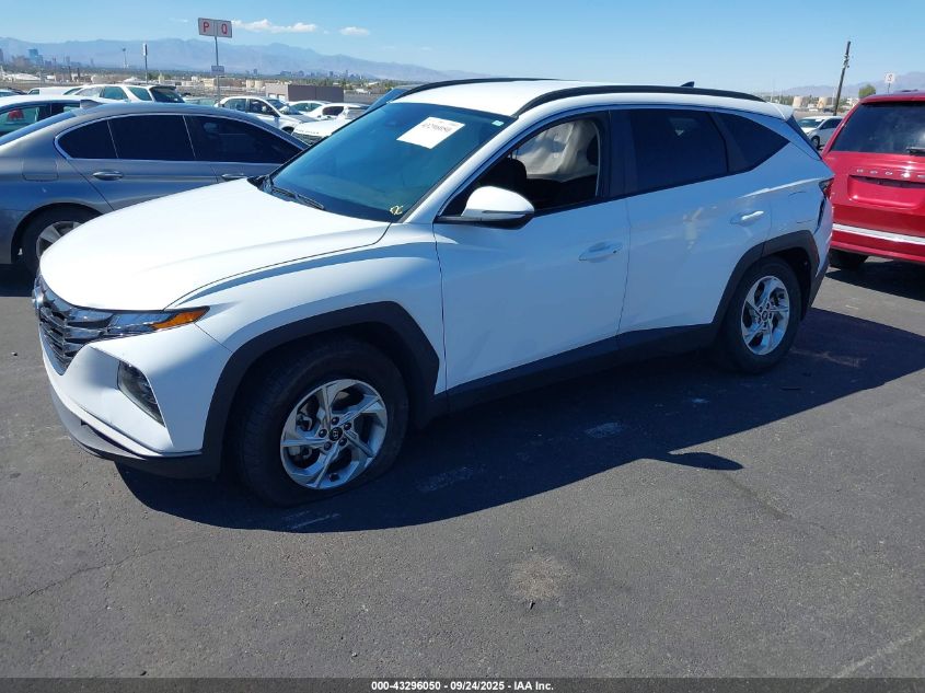 2022 Hyundai Tucson Sel VIN: KM8JBCAE3NU166406 Lot: 43296050