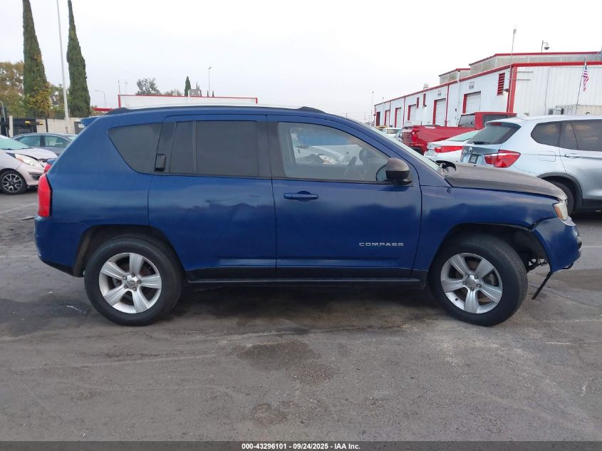 2014 Jeep Compass Sport VIN: 1C4NJDBB7ED879537 Lot: 43296101