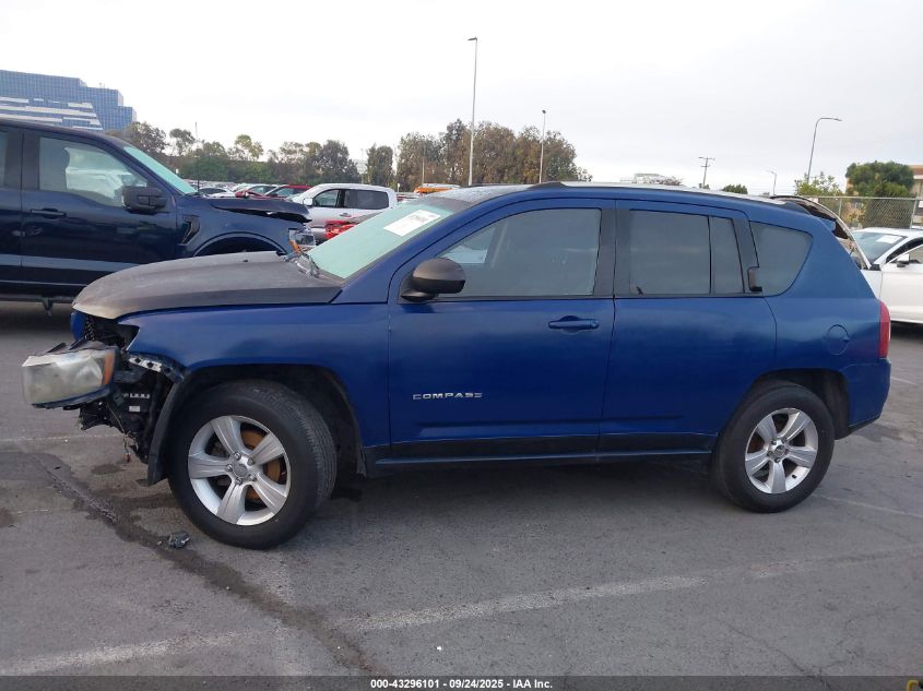 2014 Jeep Compass Sport VIN: 1C4NJDBB7ED879537 Lot: 43296101