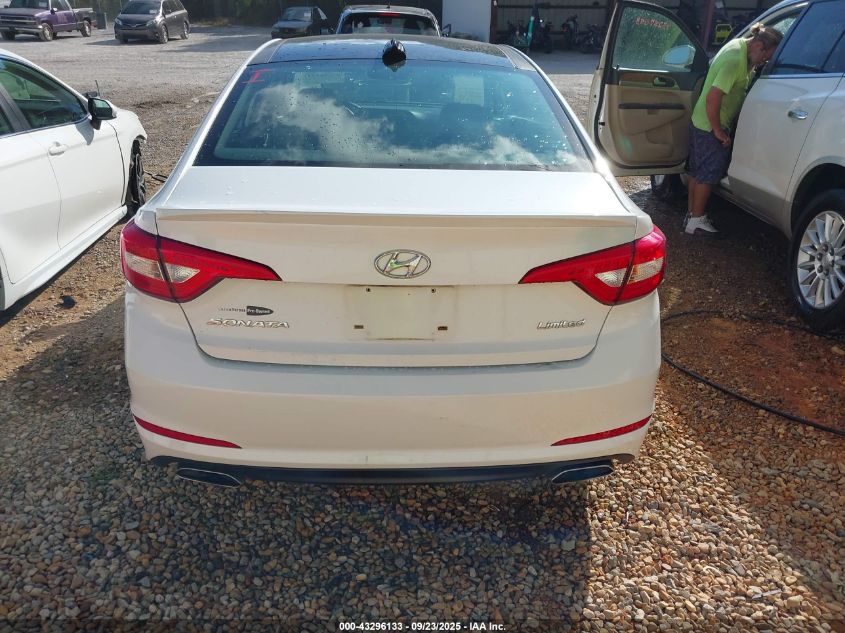2016 Hyundai Sonata Limited VIN: 5NPE34AF5GH433866 Lot: 43296133