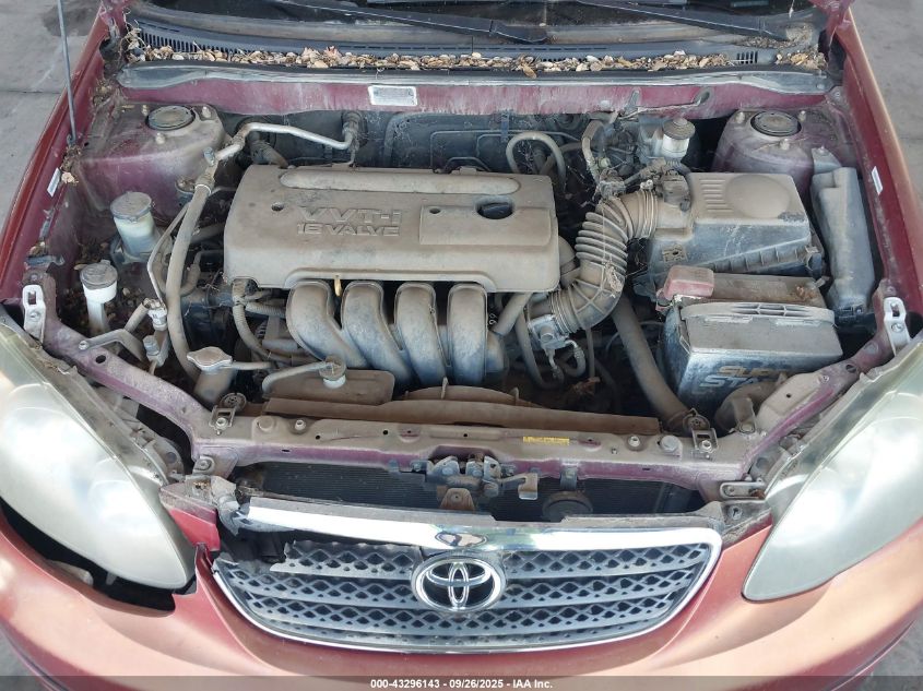 2005 Toyota Corolla S VIN: 1NXBR32E65Z454483 Lot: 43296143