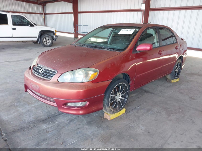 1NXBR32E65Z454483 2005 TOYOTA COROLLA photo no. 2