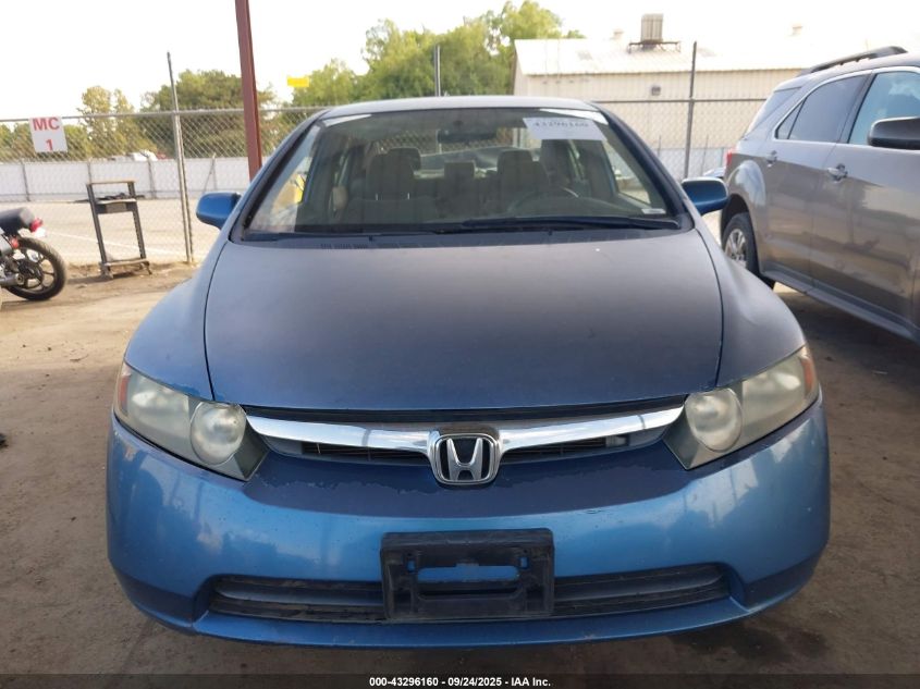 2007 Honda Civic Lx VIN: JHMFA16587S006965 Lot: 43296160