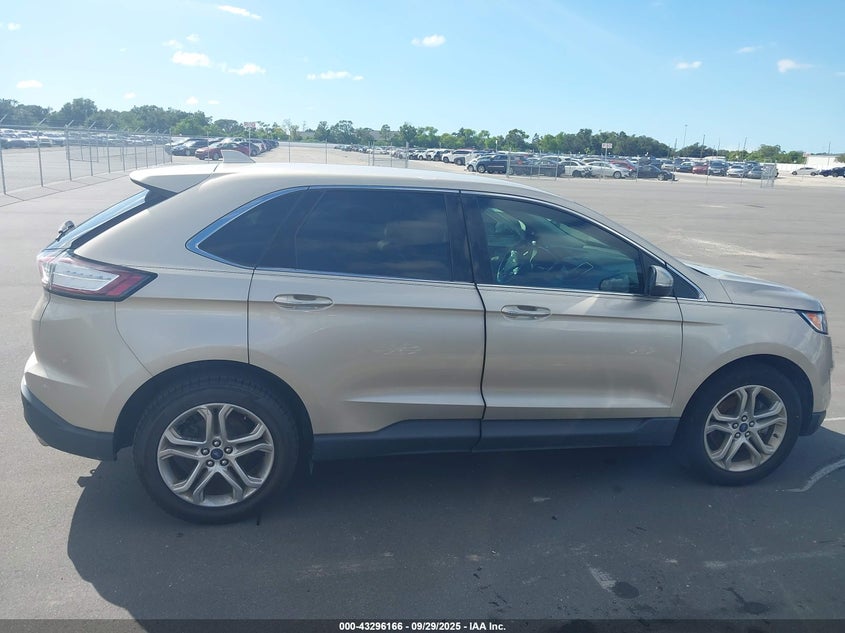 2017 Ford Edge Titanium VIN: 2FMPK3K83HBC07694 Lot: 43296166