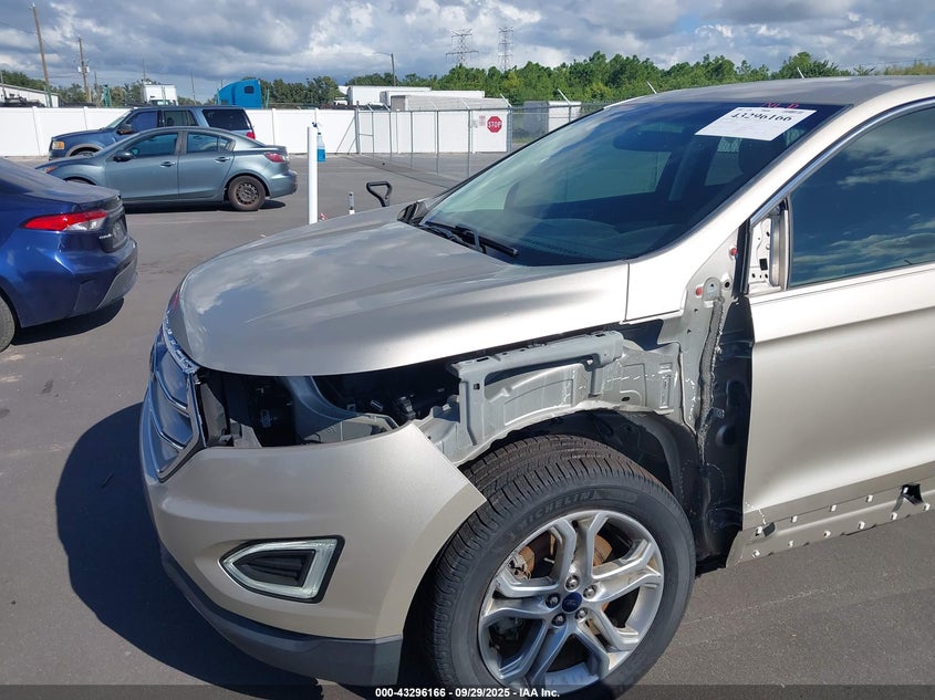2017 Ford Edge Titanium VIN: 2FMPK3K83HBC07694 Lot: 43296166