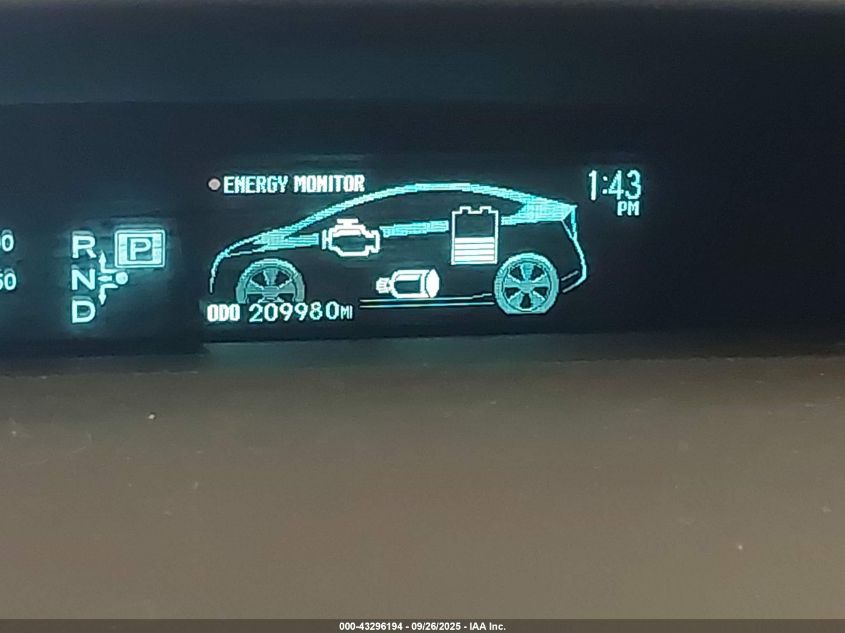 2011 Toyota Prius Three VIN: JTDKN3DU2B0254966 Lot: 43296194