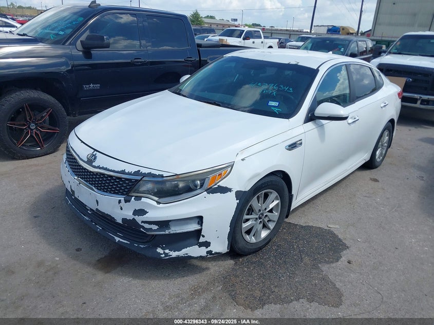 Vin: 5xxgt4l30gg054765, lot: 43790963, kia optima lx 20162