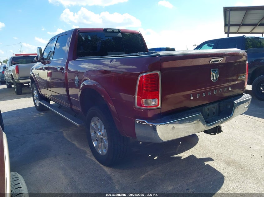 2018 RAM 2500 LONGHORN  4X4 6'4 BOX - 3C6UR5GJ7JG248060