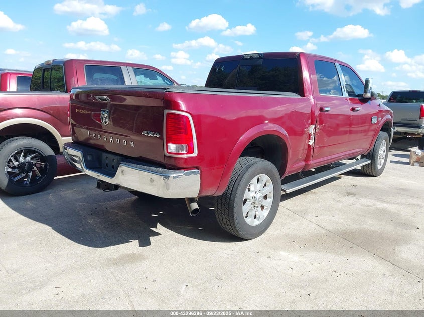 2018 RAM 2500 LONGHORN  4X4 6'4 BOX - 3C6UR5GJ7JG248060