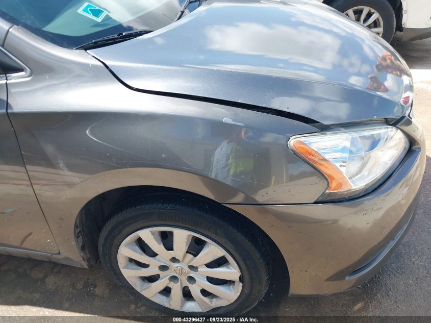 2015 Nissan Sentra S VIN: 3N1AB7APXFY327266 Lot: 43296427