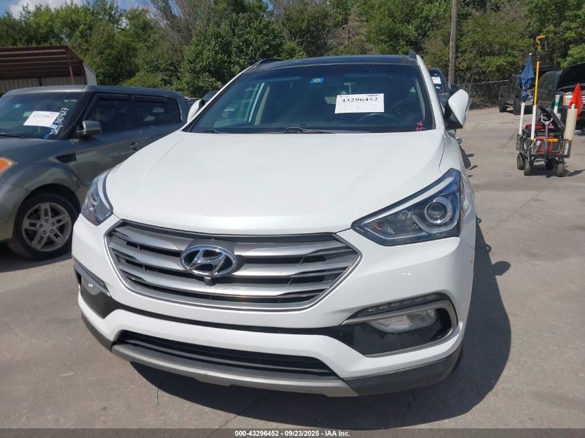 2017 Hyundai Santa Fe Sport 2.4L VIN: 5XYZU3LB6HG458075 Lot: 43296452