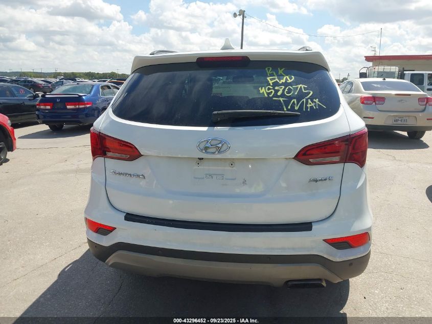 2017 Hyundai Santa Fe Sport 2.4L VIN: 5XYZU3LB6HG458075 Lot: 43296452