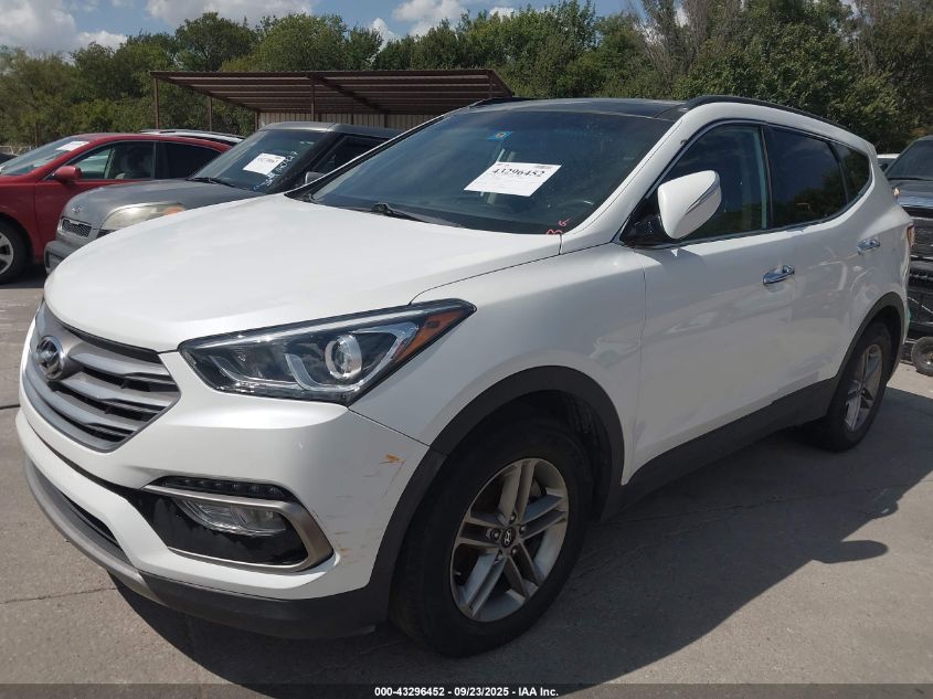 2017 Hyundai Santa Fe Sport 2.4L VIN: 5XYZU3LB6HG458075 Lot: 43296452
