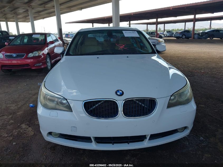 2006 BMW 530I VIN: WBANE73516CM31233 Lot: 43296482