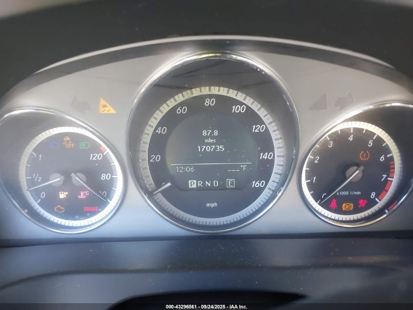 2011 Mercedes-Benz C 300 Sport 4Matic VIN: WDDGF8BB1BR177543 Lot: 43296561