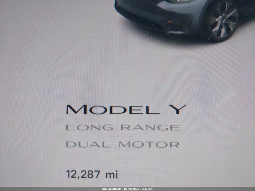 2023 Tesla Model Y Awd/Long Range Dual Motor All-Wheel Drive VIN: 7SAYGDEE8PF786011 Lot: 43296591
