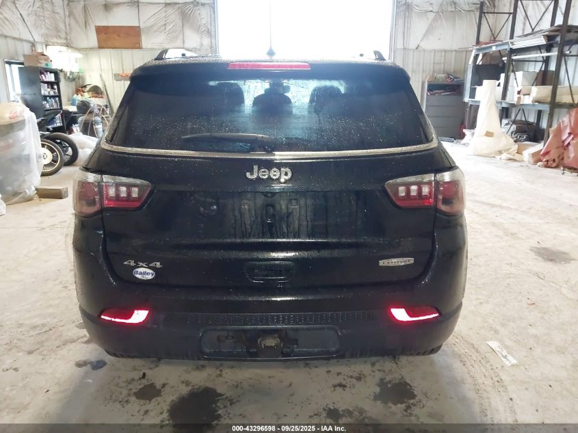 2018 Jeep Compass Latitude 4X4 VIN: 3C4NJDBB3JT350722 Lot: 43296598