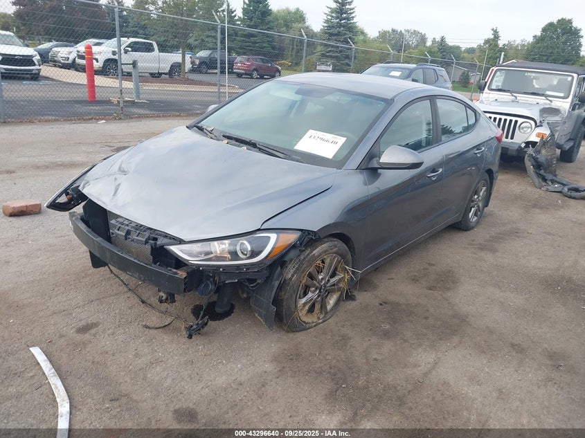 2018 HYUNDAI ELANTRA SEL - 5NPD84LF7JH373266