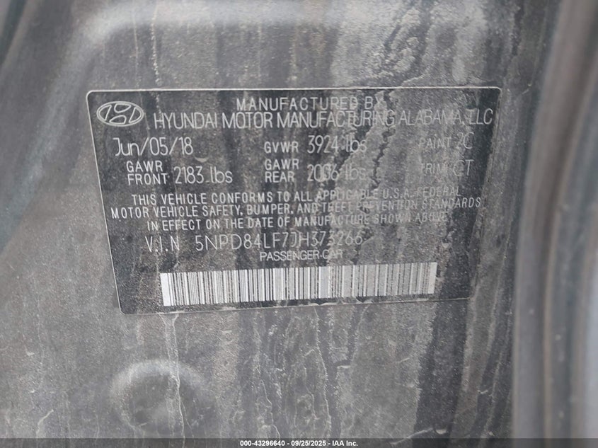 2018 HYUNDAI ELANTRA SEL - 5NPD84LF7JH373266