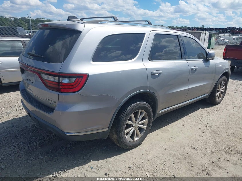 Vin: 1c4rdjdg8ec522440, lot: 43791353, dodge durango limited 20144