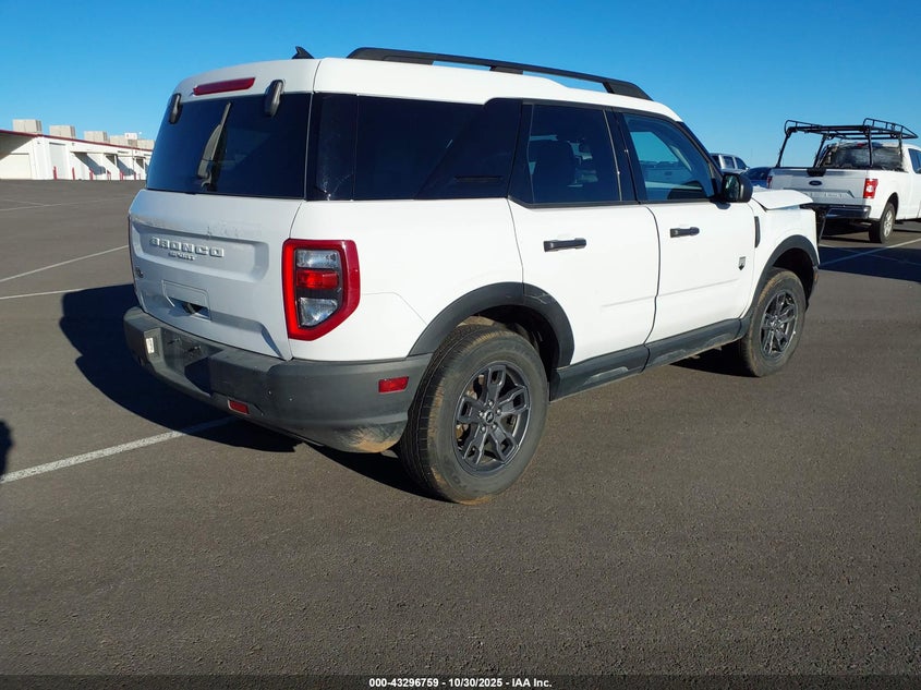 Vin: 3fmcr9b60rre39409, lot: 43791379, ford bronco sport big bend 20244