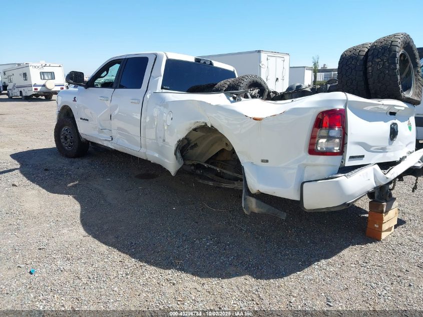 2022 Ram 3500 Big Horn 4X4 8' Box VIN: 3C63RRHL0NG175462 Lot: 43296784