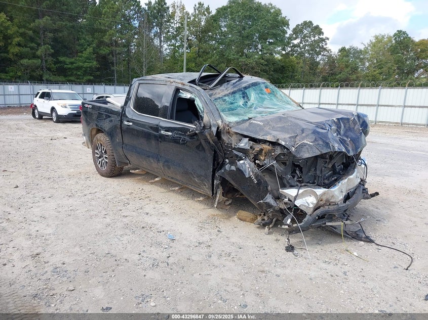 2021 CHEVROLET SILVERADO 1500 4WD  SHORT BED LTZ - 1GCUYGET8MZ143897