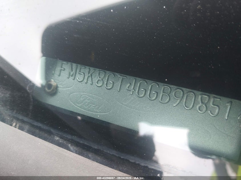 2016 Ford Explorer Sport VIN: 1FM5K8GT4GGB90851 Lot: 43296887