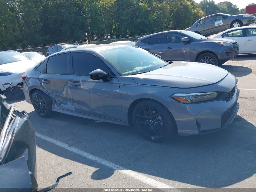 2025 Honda Civic Sport VIN: 2HGFE2F57SH543033 Lot: 43296908