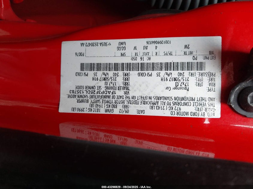 2013 FORD FOCUS SE - 1FADP3F25DL135783