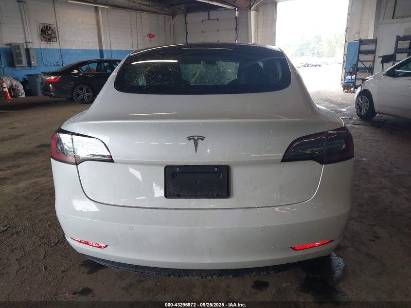 2021 Tesla Model 3 Standard Range Plus Rear-Wheel Drive VIN: 5YJ3E1EA6MF009508 Lot: 43296972