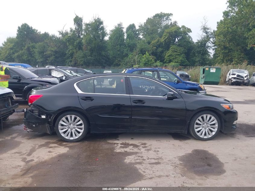 2015 Acura Rlx VIN: JH4KC1F52FC000970 Lot: 43296975