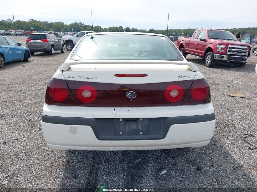 2002 Chevrolet Impala Ls VIN: 2G1WH55K129243635 Lot: 43297045