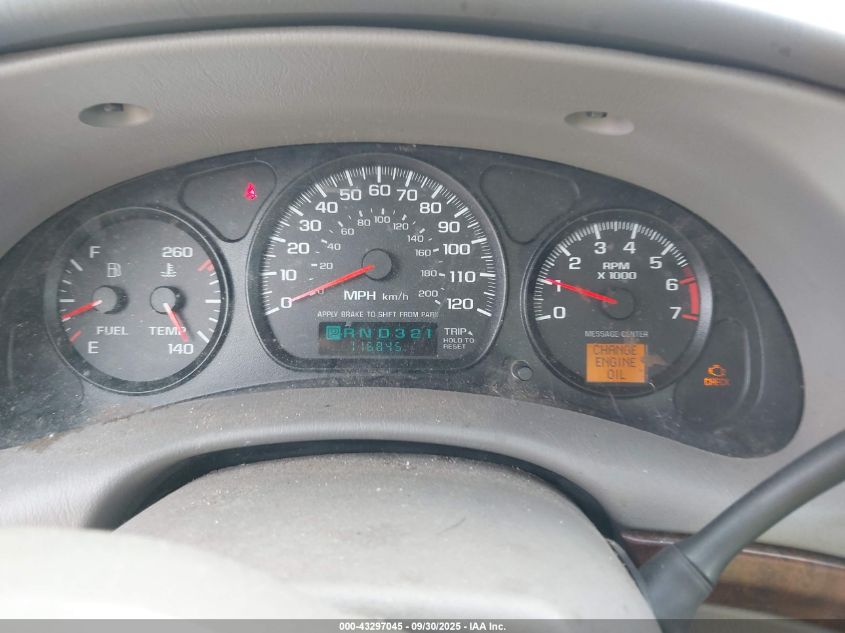 2002 Chevrolet Impala Ls VIN: 2G1WH55K129243635 Lot: 43297045