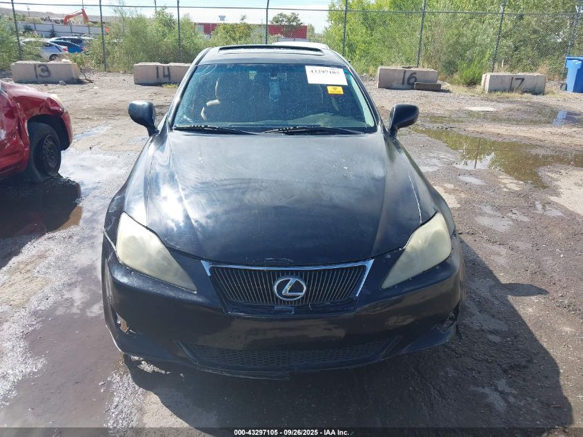 2007 Lexus Is 250 VIN: JTHBK262572033712 Lot: 43297105