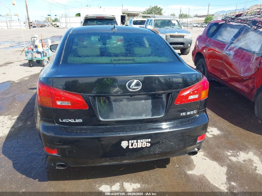 2007 Lexus Is 250 VIN: JTHBK262572033712 Lot: 43297105