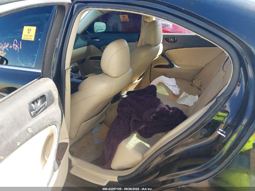 2007 Lexus Is 250 VIN: JTHBK262572033712 Lot: 43297105