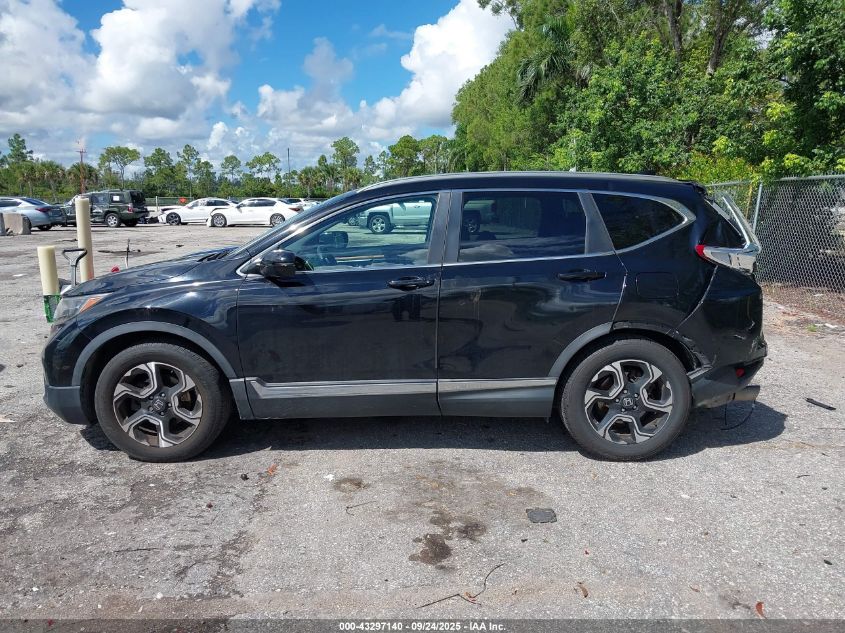 2018 Honda Cr-V Touring VIN: 7FARW1H96JE007525 Lot: 43297140