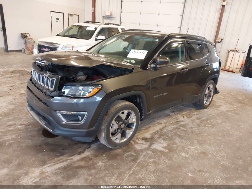2019 Jeep Compass Limited 4X4 grey other gasoline 3C4NJDCB1KT780880 photo #3