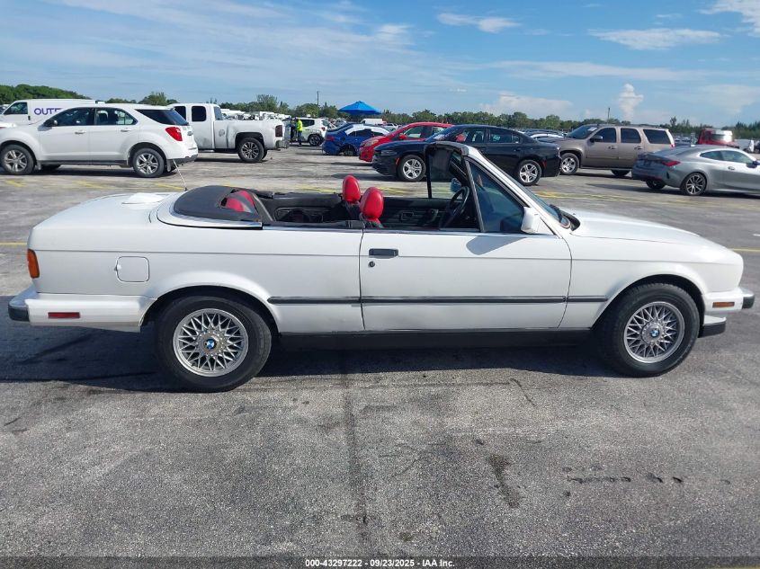 1987 BMW 325 I VIN: WBABB1308H1928971 Lot: 43297222