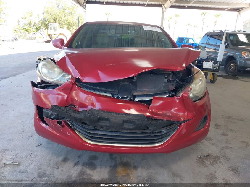 2013 Hyundai Elantra Gls VIN: KMHDH4AE7DU769181 Lot: 43297328