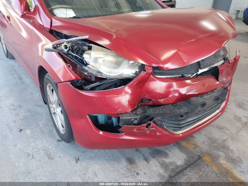 2013 Hyundai Elantra Gls VIN: KMHDH4AE7DU769181 Lot: 43297328