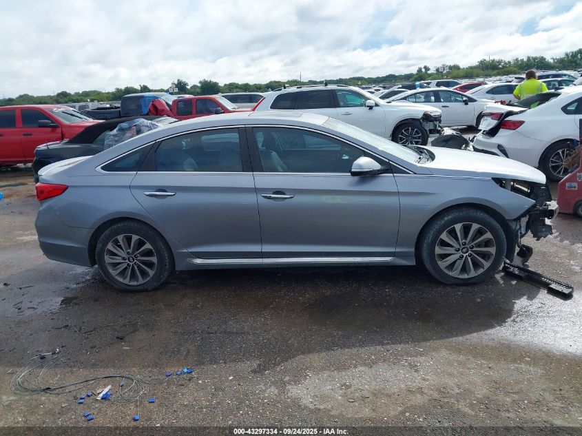 2016 Hyundai Sonata Sport VIN: 5NPE34AF9GH372800 Lot: 43297334