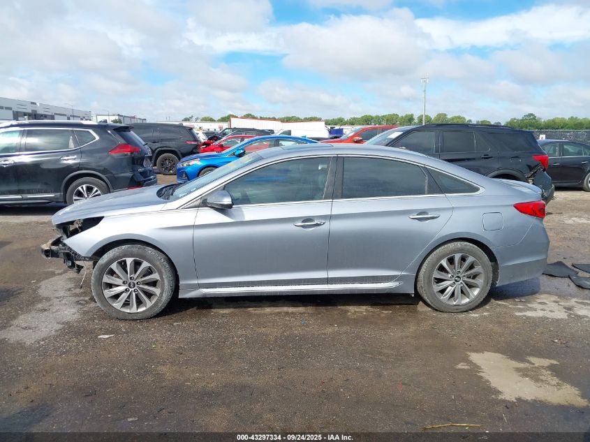 2016 Hyundai Sonata Sport VIN: 5NPE34AF9GH372800 Lot: 43297334
