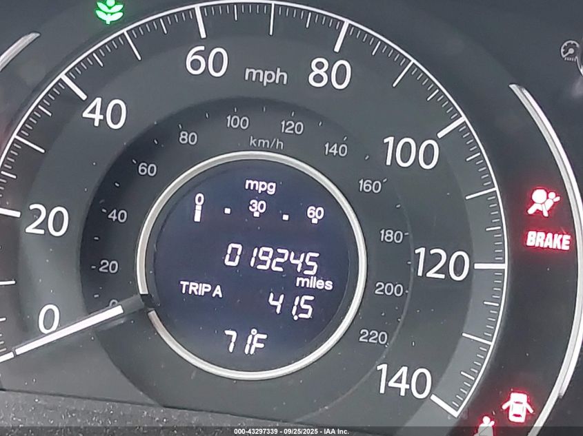 2016 Honda Cr-V Ex VIN: 2HKRM4H55GH626952 Lot: 43297339