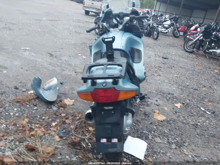 1999 BMW R1100 Rt VIN: WB10418A5XZC66918 Lot: 43297343