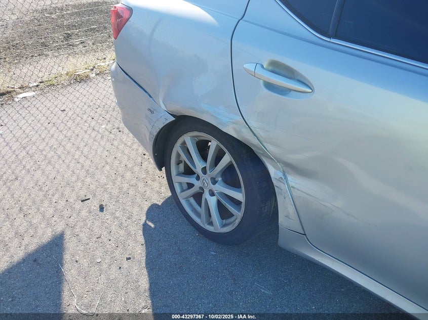 2007 Lexus Is 250 VIN: JTHBK262475028614 Lot: 43297367