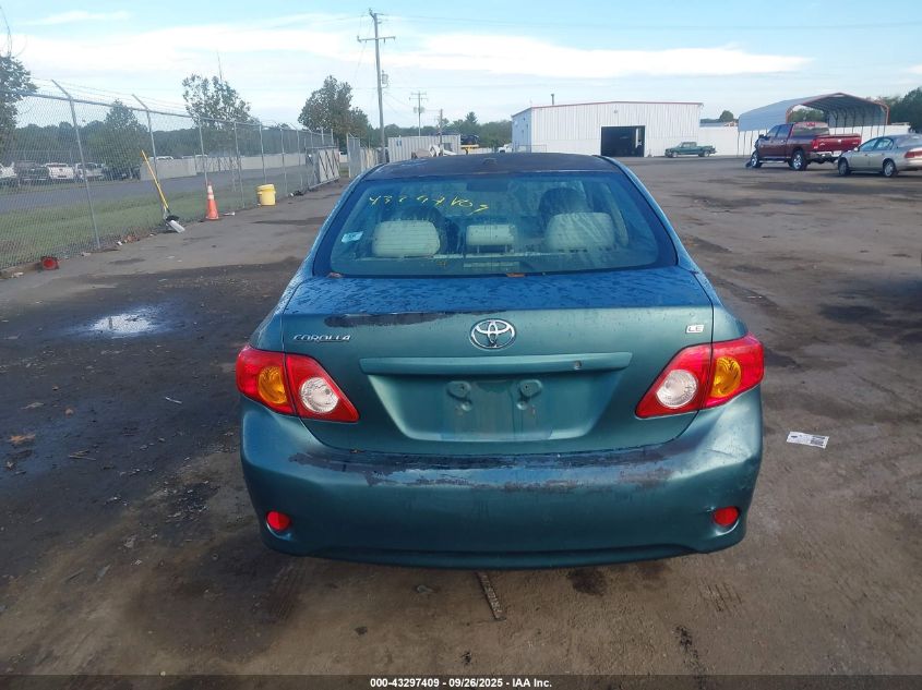 2009 Toyota Corolla Le VIN: 2T1BU40E69C132604 Lot: 43297409