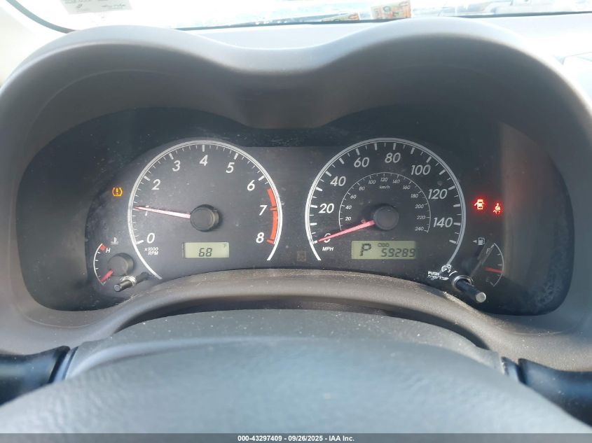 2009 Toyota Corolla Le VIN: 2T1BU40E69C132604 Lot: 43297409